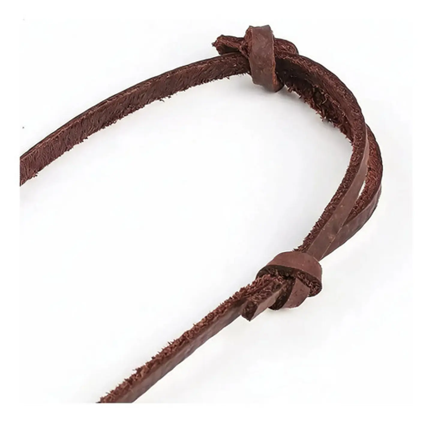 Collar Colgante Cuerda De Cuero Cruz Hoja Hombre Y Mujer 6