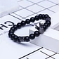 Brazalete Pulsera Corona Piedras Naturales Para Hombre Mujer - Miniatura 2