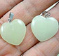 Collar Corazon Piedra Natural Brilla En La Oscuridad Mujer - Miniatura 9
