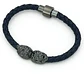 Pulsera Manilla Brazalete Cuero Magnética León Hombre Mujer - Miniatura 2