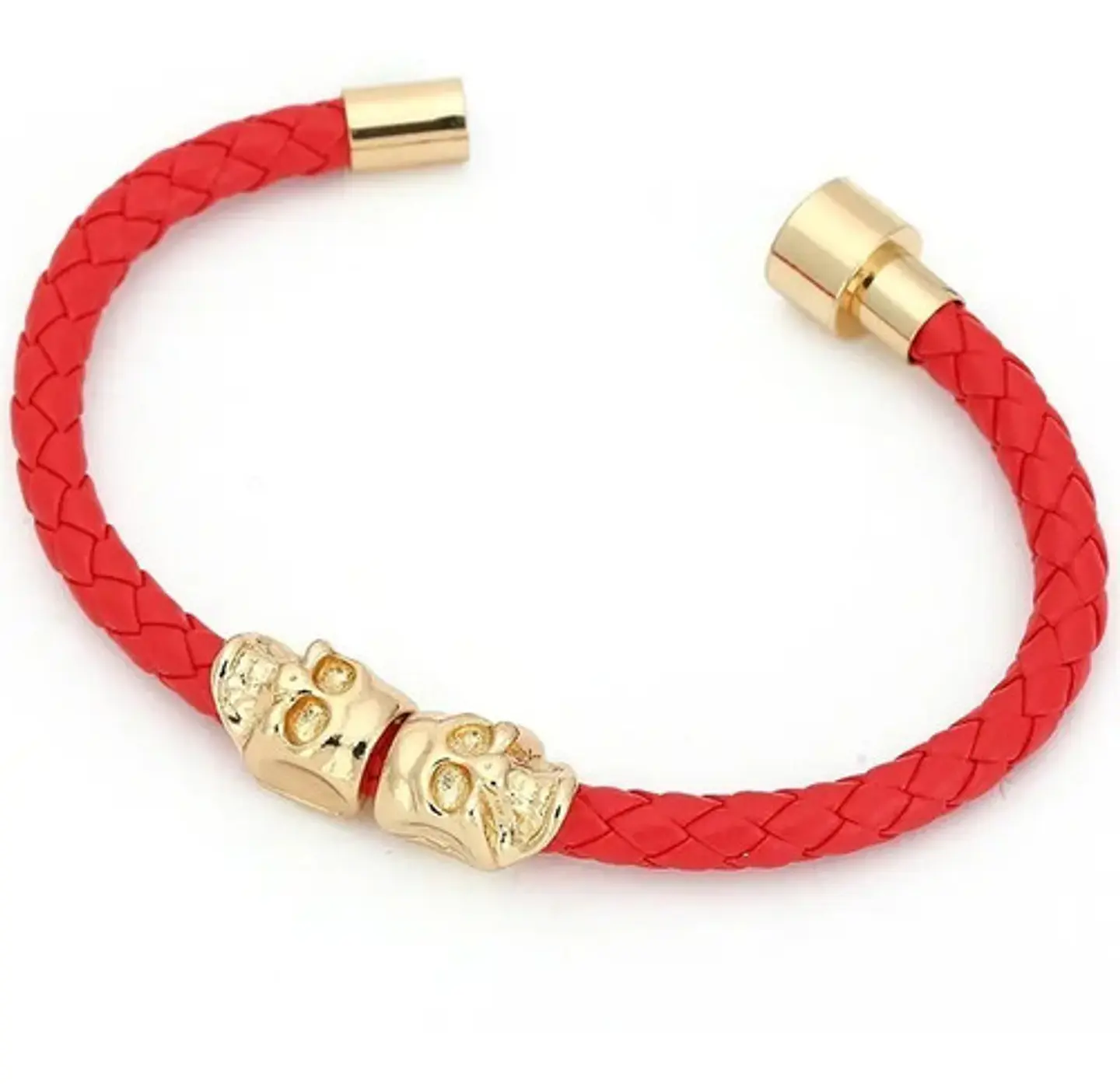 Pulsera Manilla Brazalete Cráneo Calavera Skull Hombre Mujer 5