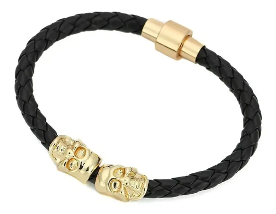 Pulsera Manilla Brazalete Cráneo Calavera Skull Hombre Mujer 8
