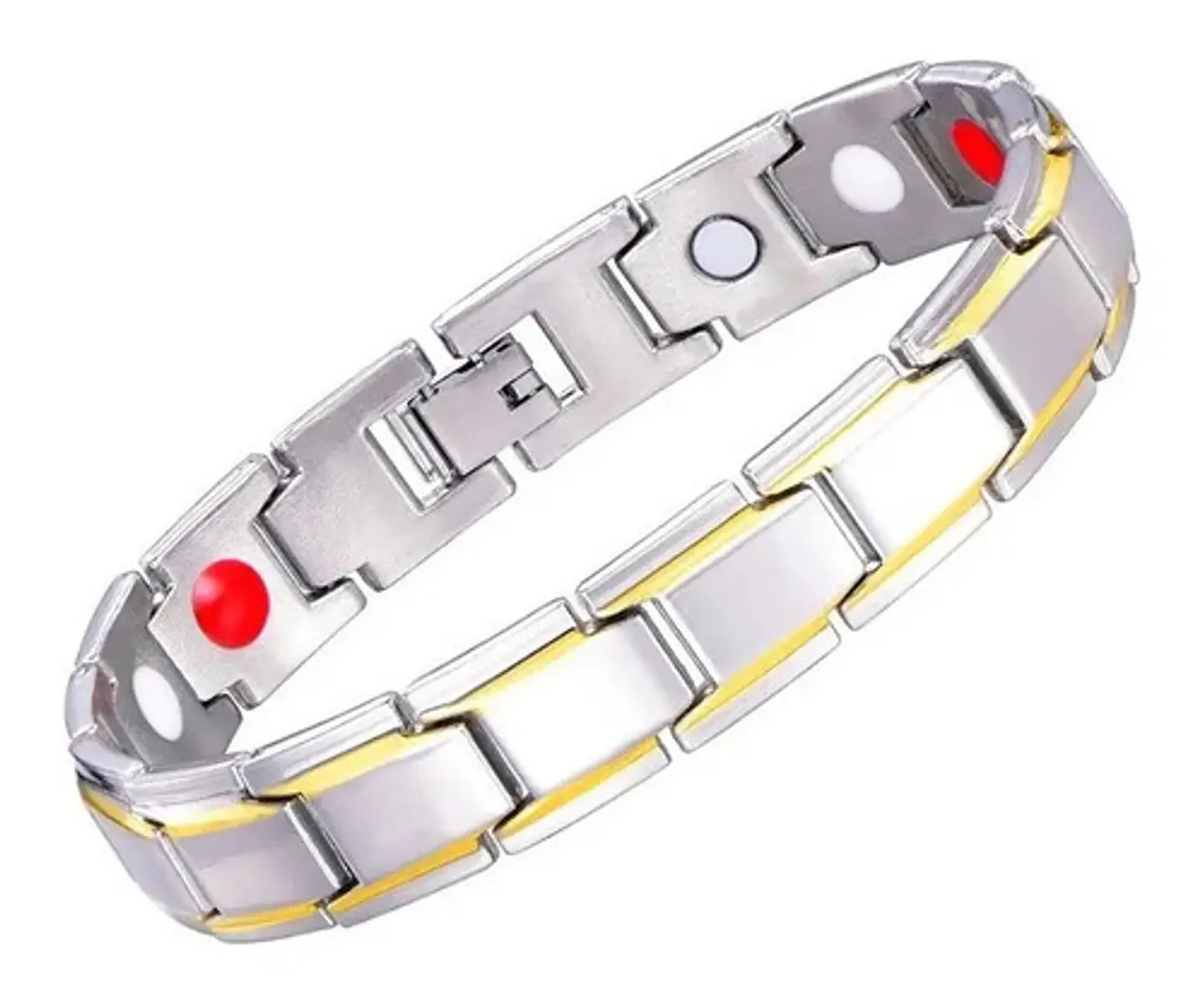 Pulsera Brazalete Turmalina Iones Germanio Magnética Hombre 1