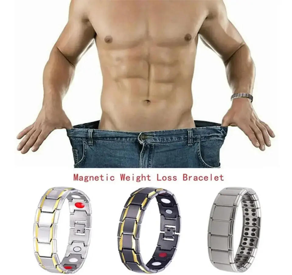 Pulsera Brazalete Turmalina Iones Germanio Magnética Hombre 3