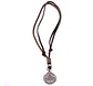 Collar Colgante Amuleto Cuero Cráneo Calavera Gótico Hombre - Miniatura 2