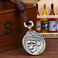 Collar Colgante Amuleto Cuero Cráneo Calavera Gótico Hombre - Miniatura 5