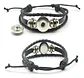 Pulsera Cuero Hombre Mujer Manilla Brazalete Signos Zodiaco - Miniatura 6