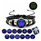 Pulsera Cuero Hombre Mujer Manilla Brazalete Signos Zodiaco - Miniatura 62