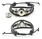 Pulsera Cuero Hombre Mujer Manilla Brazalete Signos Zodiaco - Miniatura 102