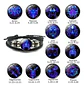 Pulsera Cuero Hombre Mujer Manilla Brazalete Signos Zodiaco - Miniatura 103
