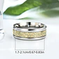 Anillo Argolla Brilla En La Oscuridad Dragón Luminoso Hombre - Miniatura 4