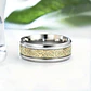 Anillo Argolla Brilla En La Oscuridad Dragón Luminoso Hombre - Miniatura 7