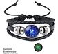 Pulsera Manilla Cuero Signos Zodiacales Para Hombre Mujer - Miniatura 2