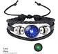 Pulsera Manilla Cuero Signos Zodiacales Para Hombre Mujer - Miniatura 4