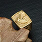Anillo Águila Militar Acero Inoxidable Color Oro Para Hombre - Miniatura 8