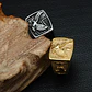 Anillo Águila Militar Acero Inoxidable Color Oro Para Hombre - Miniatura 11