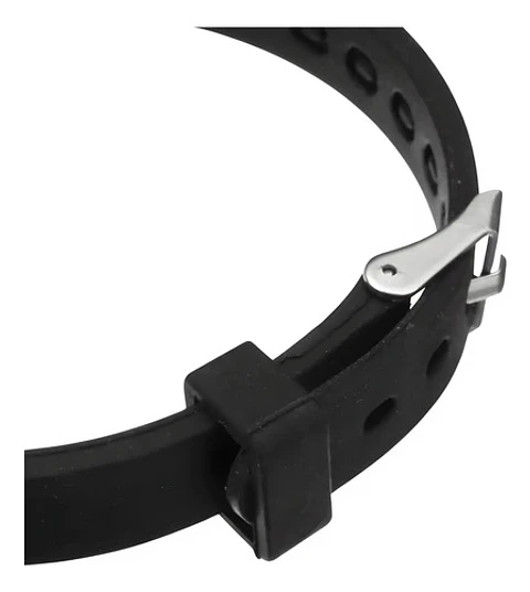 Pulsera Manillas Brazalete Goma Acero Inoxidable Para Hombre