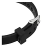Pulsera Manillas Brazalete Goma Acero Inoxidable Para Hombre - Miniatura 2