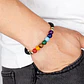 Pulsera Piedras Ojo De Tigre Chakras Lava Volcanica Hombre - Miniatura 6