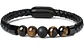 Pulsera Piedras Ojo De Tigre Chakras Lava Volcanica Hombre - Miniatura 11