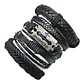 Pulsera Manilla Brazalete Cuero Trenzada Para Hombre Mujer - Miniatura 2
