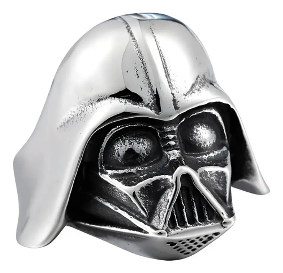 Anillo Argolla Star Wars Darth Vader Acero Inoxidable Hombre 1