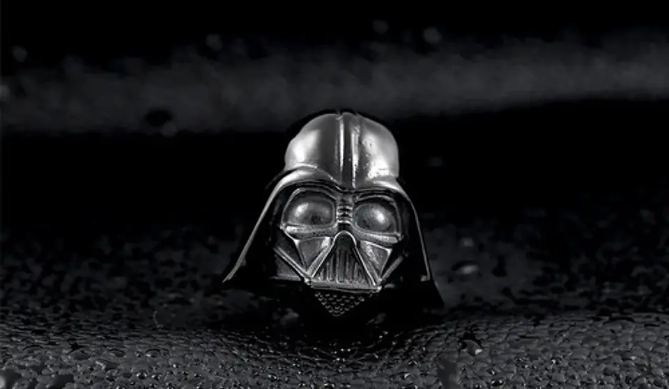 Anillo Argolla Star Wars Darth Vader Acero Inoxidable Hombre 9