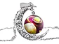 Collar Colgante Media Luna Cristal Luna Llena Galaxia Mujer - Miniatura 13