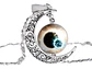Collar Colgante Media Luna Cristal Luna Llena Galaxia Mujer - Miniatura 16