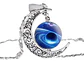 Collar Colgante Media Luna Cristal Luna Llena Galaxia Mujer - Miniatura 24