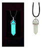 Collar Piedra Brilla En La Oscuridad Fluorescente Hombre - Miniatura 1