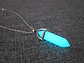 Collar Piedra Brilla En La Oscuridad Fluorescente Hombre - Miniatura 6