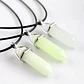Collar Piedra Brilla En La Oscuridad Fluorescente Hombre - Miniatura 9