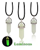 Collar Piedra Brilla En La Oscuridad Fluorescente Hombre - Miniatura 14