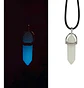 Collar Piedra Brilla En La Oscuridad Fluorescente Hombre - Miniatura 15