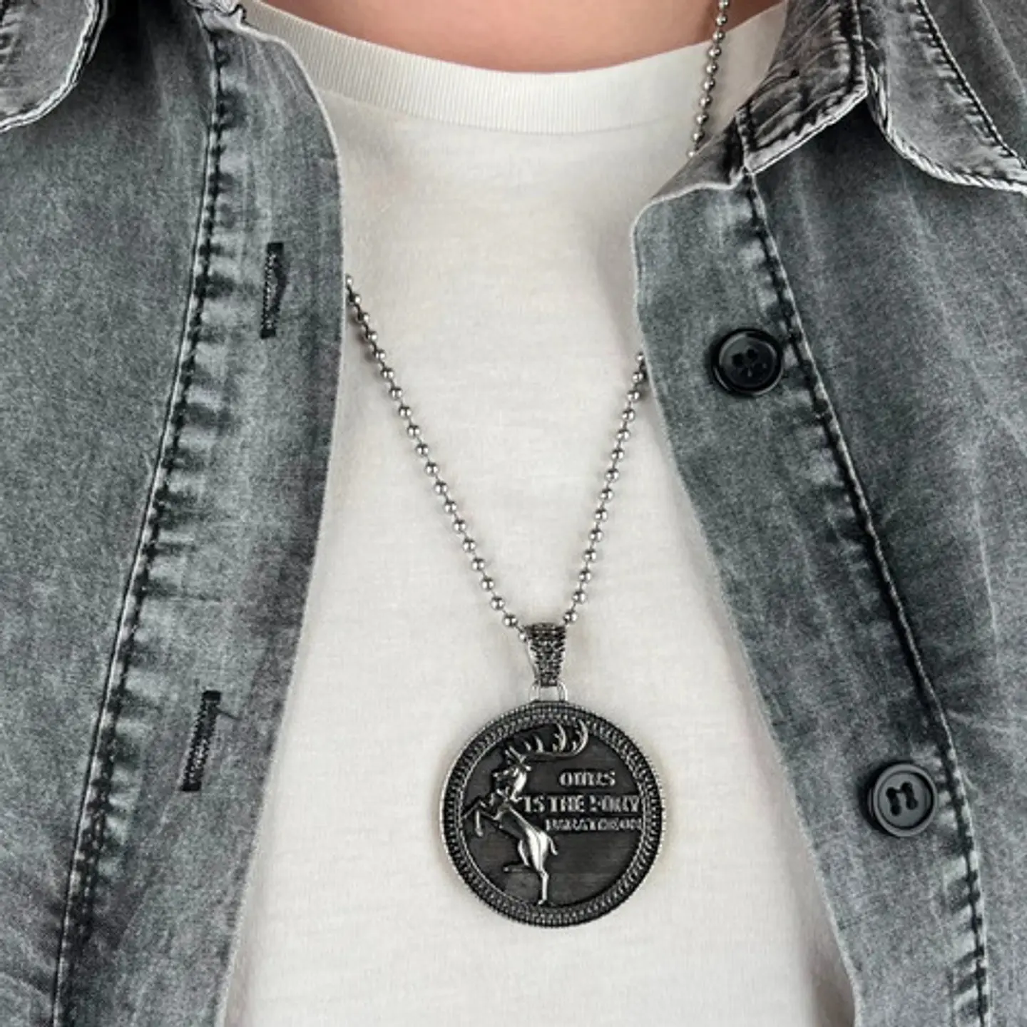 Collar Para Hombre Y Dije Baratheon Game Of Thrones De Acero 10