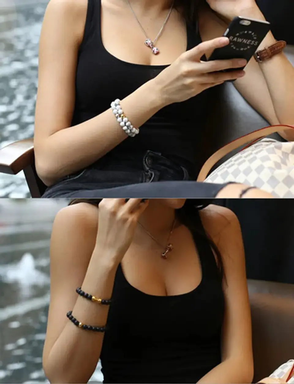 Pulsera Manilla Amuleto Natural Piedra Reiki Buda Hombre 5