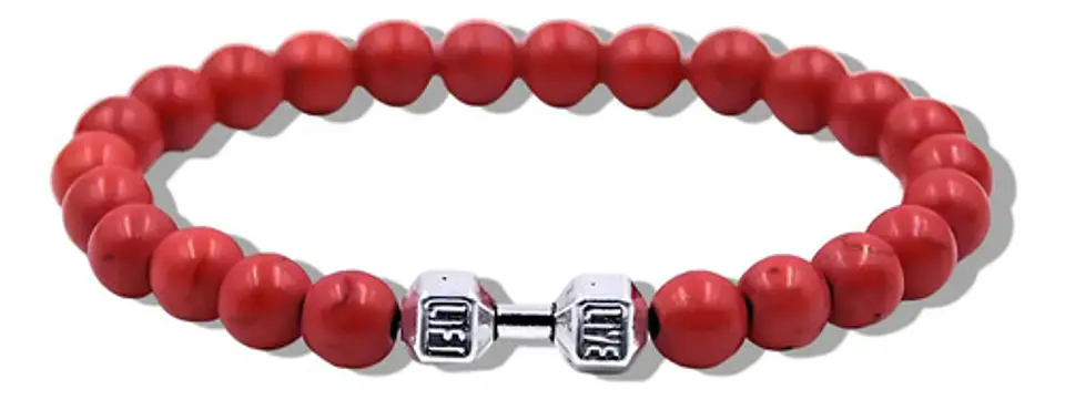 Pulsera Manilla Brazalete Granos Cuentas Leon Para Hombre 9