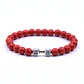 Pulsera Manilla Brazalete Granos Cuentas Leon Para Hombre - Miniatura 10