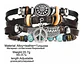 Pulsera Manilla Brazalete Cuero Ala Soñador Hombre Y Mujer - Miniatura 2