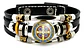 Pulsera Para Hombre Y Mujer Manilla Cuero Medalla San Benito - Miniatura 1