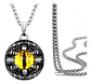 Collar Colgante Calavera Skull Dragon Ojo Para Hombre Mujer - Miniatura 2