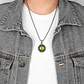 Collar Colgante Calavera Skull Dragon Ojo Para Hombre Mujer - Miniatura 7