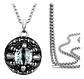 Collar Colgante Calavera Skull Dragon Ojo Para Hombre Mujer - Miniatura 8