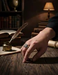 Anillo Kayi Obasi  Acero Inoxidable Hacha Color Plata Hombre - Miniatura 8