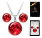 Collar Mujer Luna Llena Brilla En La Oscuridad Fluorescente - Miniatura 17