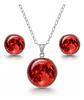 Collar Mujer Luna Llena Brilla En La Oscuridad Fluorescente - Miniatura 18