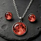 Collar Mujer Luna Llena Brilla En La Oscuridad Fluorescente - Miniatura 22