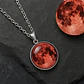 Collar Mujer Luna Llena Brilla En La Oscuridad Fluorescente - Miniatura 23