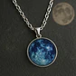 Collar Mujer Luna Llena Brilla En La Oscuridad Fluorescente - Miniatura 29
